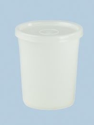 Gefrierdose HD-PE rund Inhalt 250 ml, mit Schnappdeckel