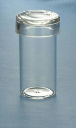 Färbezylinder aus Glas, rund